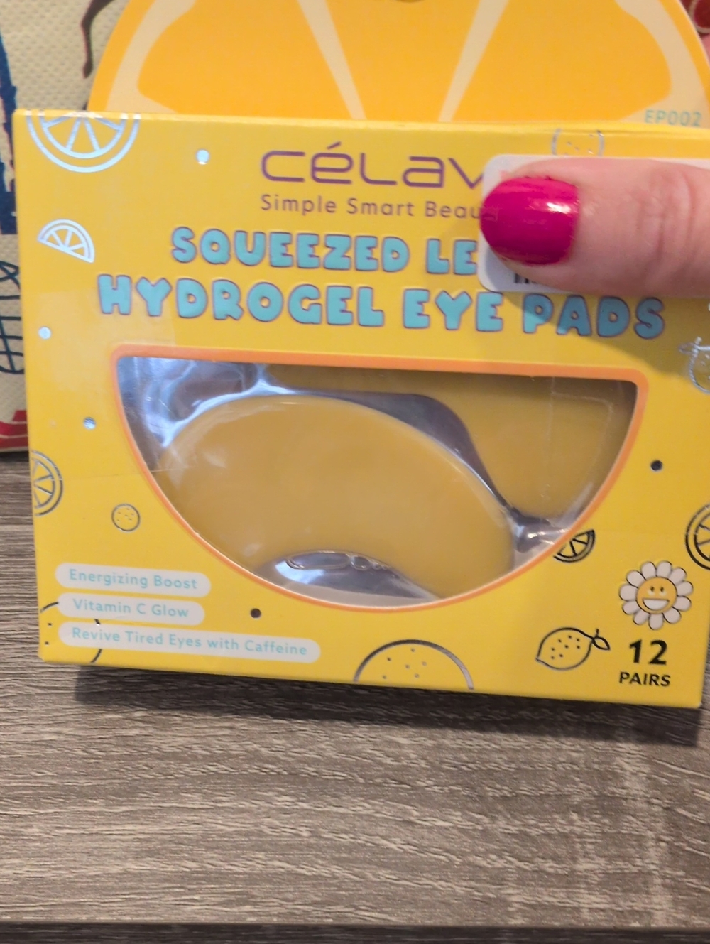 Célavi Squeezed Lemon Hydrogel Eye Pads